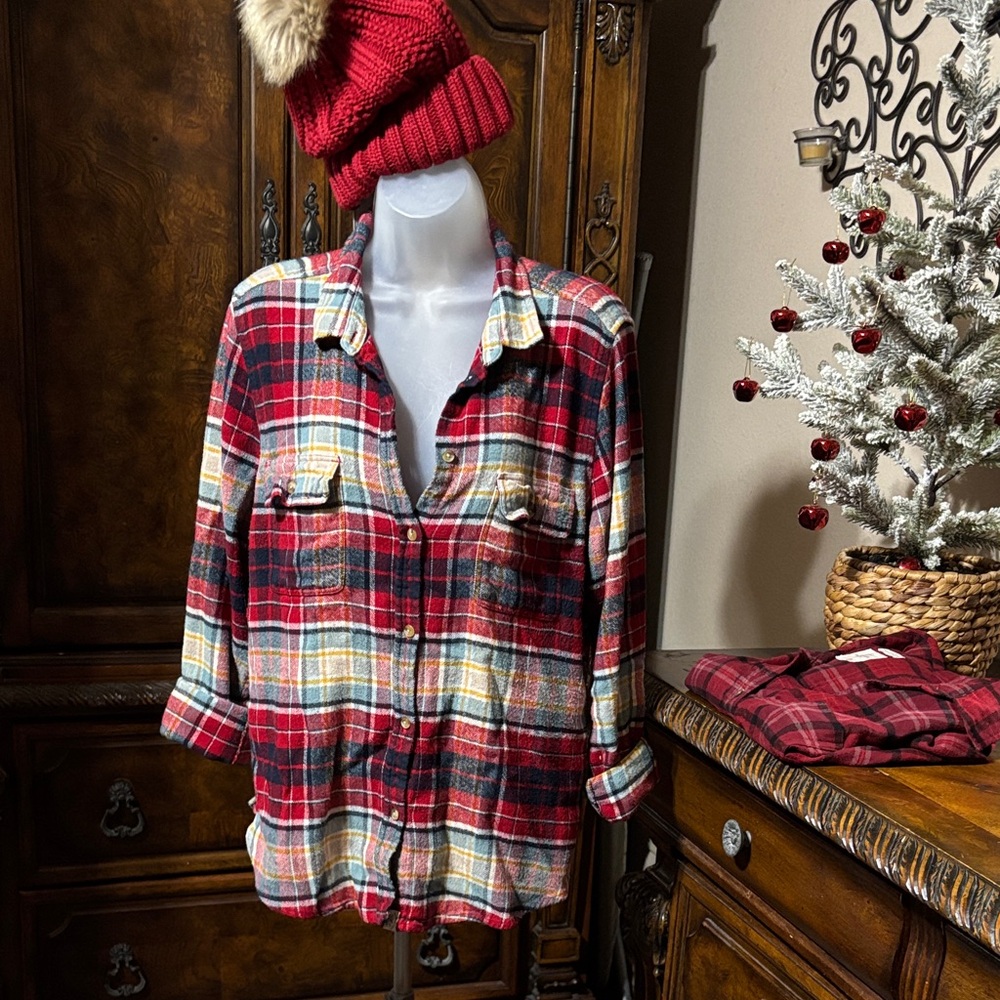 American eagle slim fit flannel AHH-Amazangly soft(thick material)